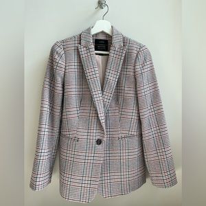 J. Crew Plaid Italian Wool Blazer